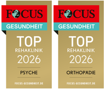 Auszeichnung für 2026 von Fokus Gesundheit für Orthopädie und Psyche